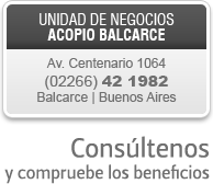 Unidad de Negocios - Acopio Balcarce